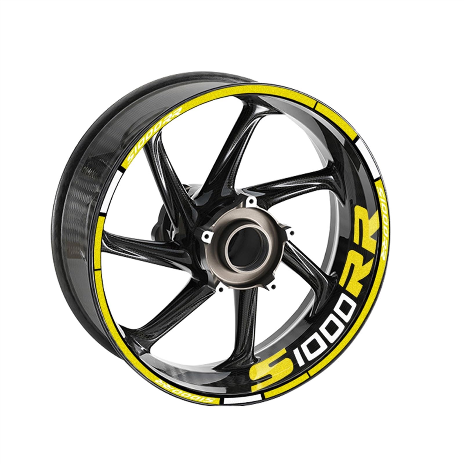 Frynuzb A2 Applique For S1000rr Rim Stickers Motorcycle Wheel Stripe Decal Front Rear Decorative For S1000 Rr S 1000Rr(A2)