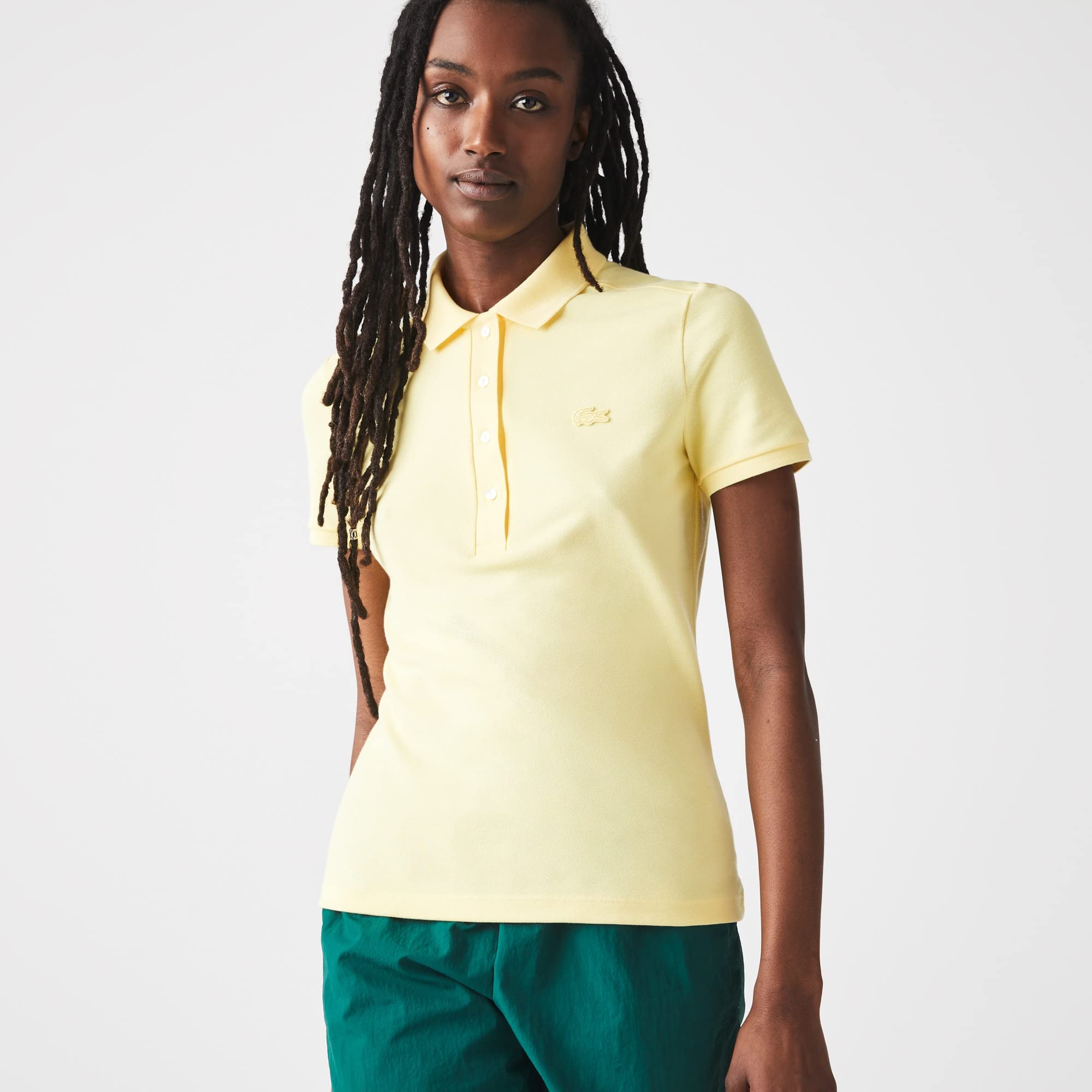 Lacoste L.12.d Short Sleeve Slim Fit Polo L.12.d Polo Slim Fit a Maniche Corte Donna (Pacco da 1)
