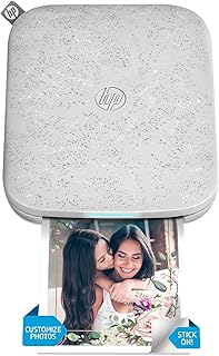 HP Sprocket 3x4" Impresora de fotos instantánea para smartphone - Portátil, colorida, imprime fotos adhesivas Zink desde iOS y Android vía Bluetooth con la app Creative