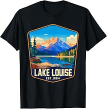 Lake Louise Camping Hiking Adventure Nature Outdoor T-Shirt
