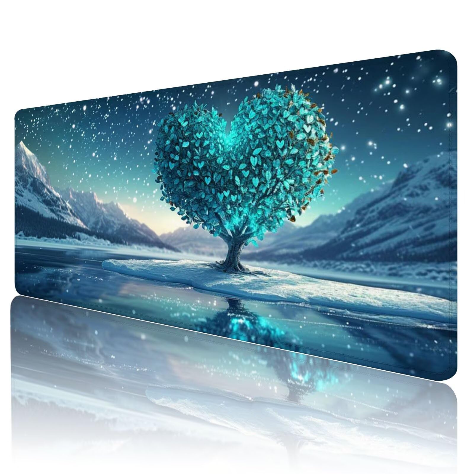 Podkładka pod mysz do gier, niebieska, duża podkładka pod mysz XXL, 1800 x 900 mm, podkładka pod mysz do gier, podkładka na biurko, zwiększona precyzja i prędkość, dla stabilnego chwytu na gładkich