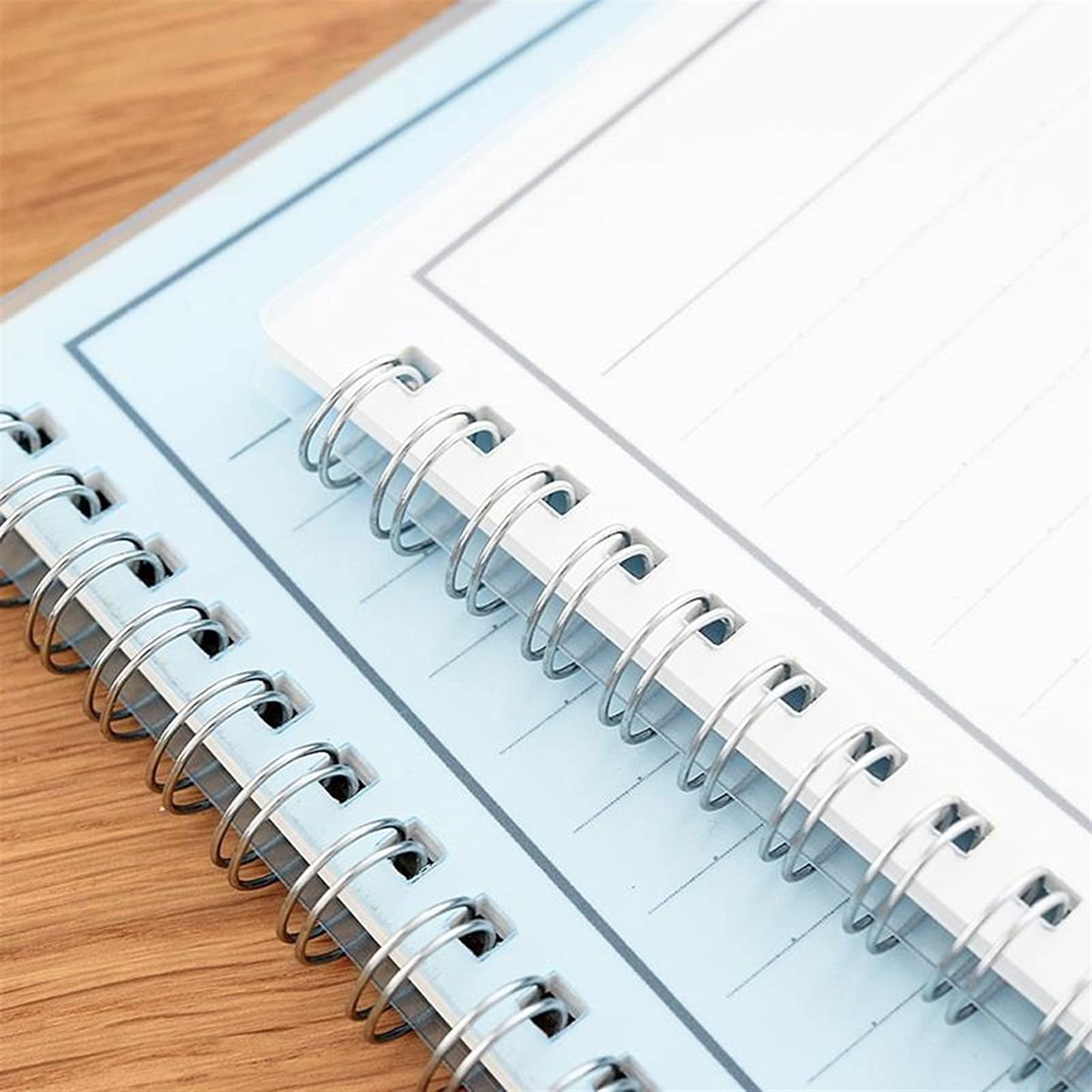 SePKUs Cuaderno de composición Cuaderno borrable Ambiental A5 Bobina de escritura repetible Diario Cuaderno Papelería Cuaderno de negocios (Azul 21 * 14,8 cm)