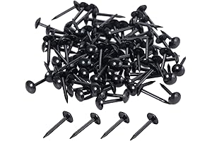 dophee 100Pcs Black Upholstery Nails Tacks: The Perfect Choice for Wall Hanging Needs