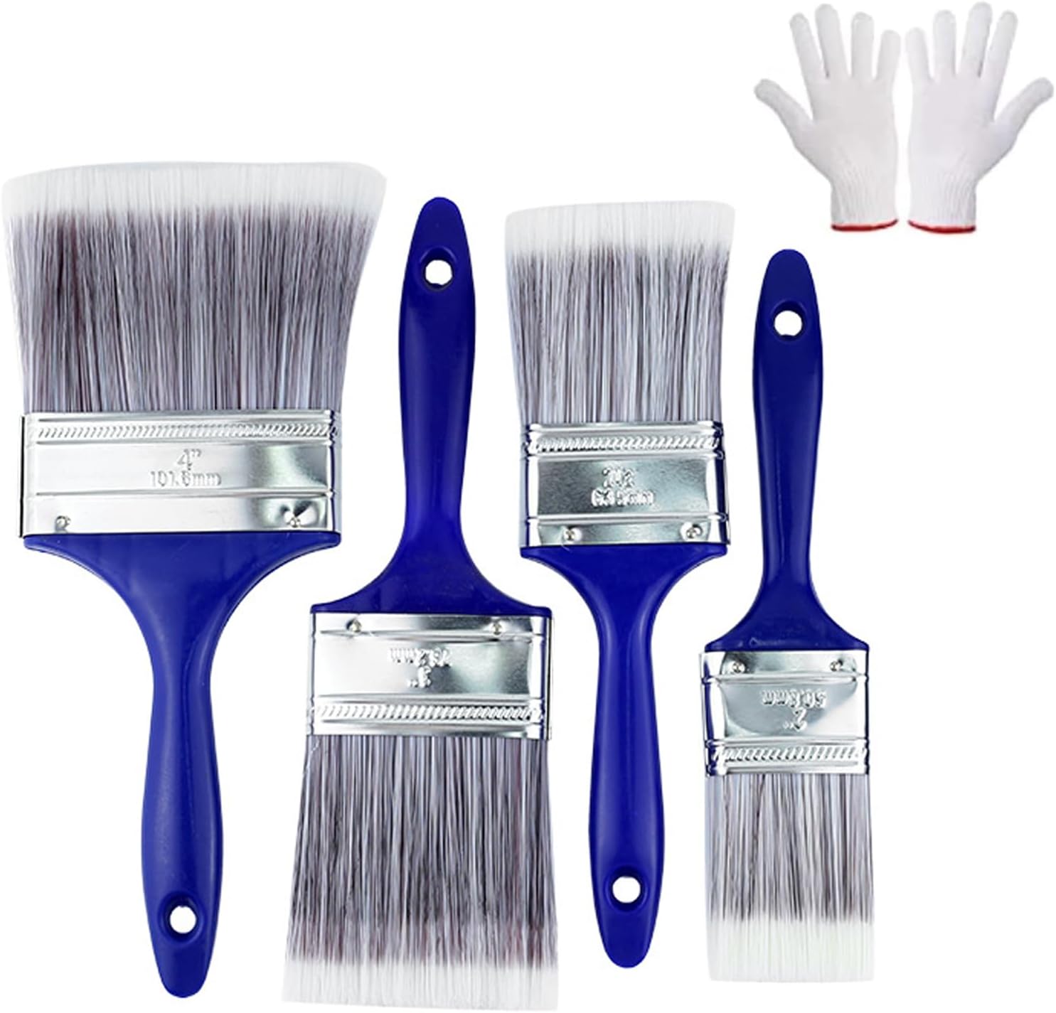 5 Pcs Fence Paint Brushes Paint Brush Set Decking Paint Brush Outdoor