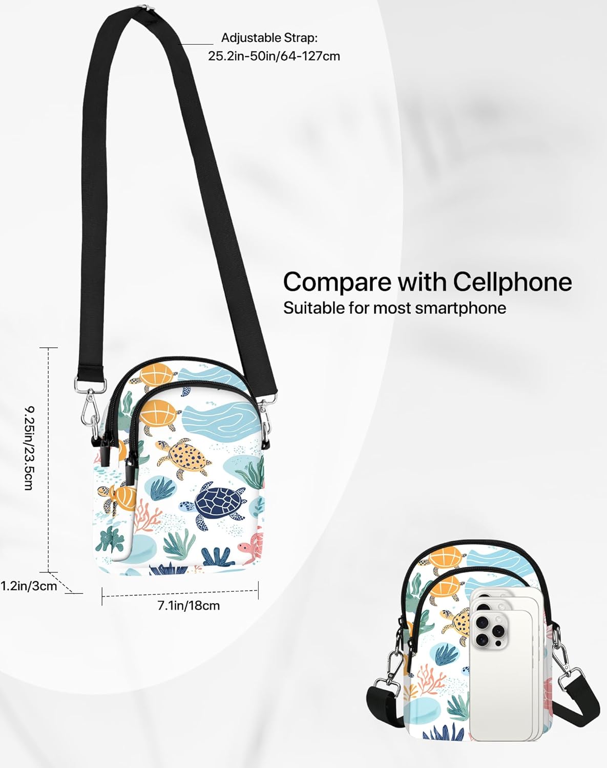Small Crossbody Purse for Women Casual Cell Phone Bag Waterproof Shoulder Bags Travel - Image 4