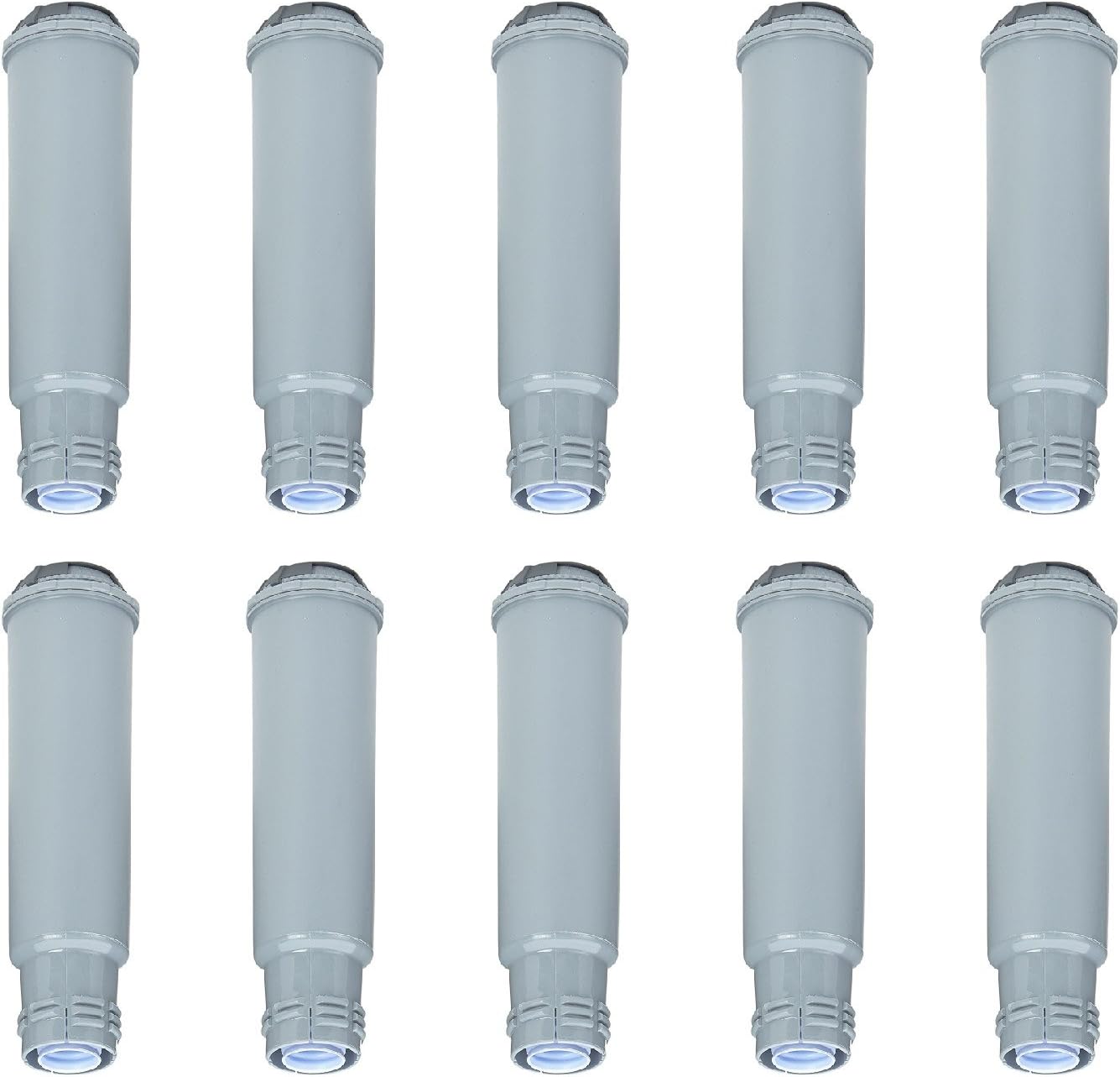 Nispira F088 Water Filter Cartridge Replacement For KRUPS Claris Coffee Maker Precise Tamp Espresso Machines Automatic Machines XP5220, XP5240, XP5280, XP5620, EA82, EA9000. 10 Packs
