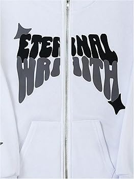 Amazon.com: GORGLITTER Boy's Y2K Hoodie Zip Up Long Sleeve
