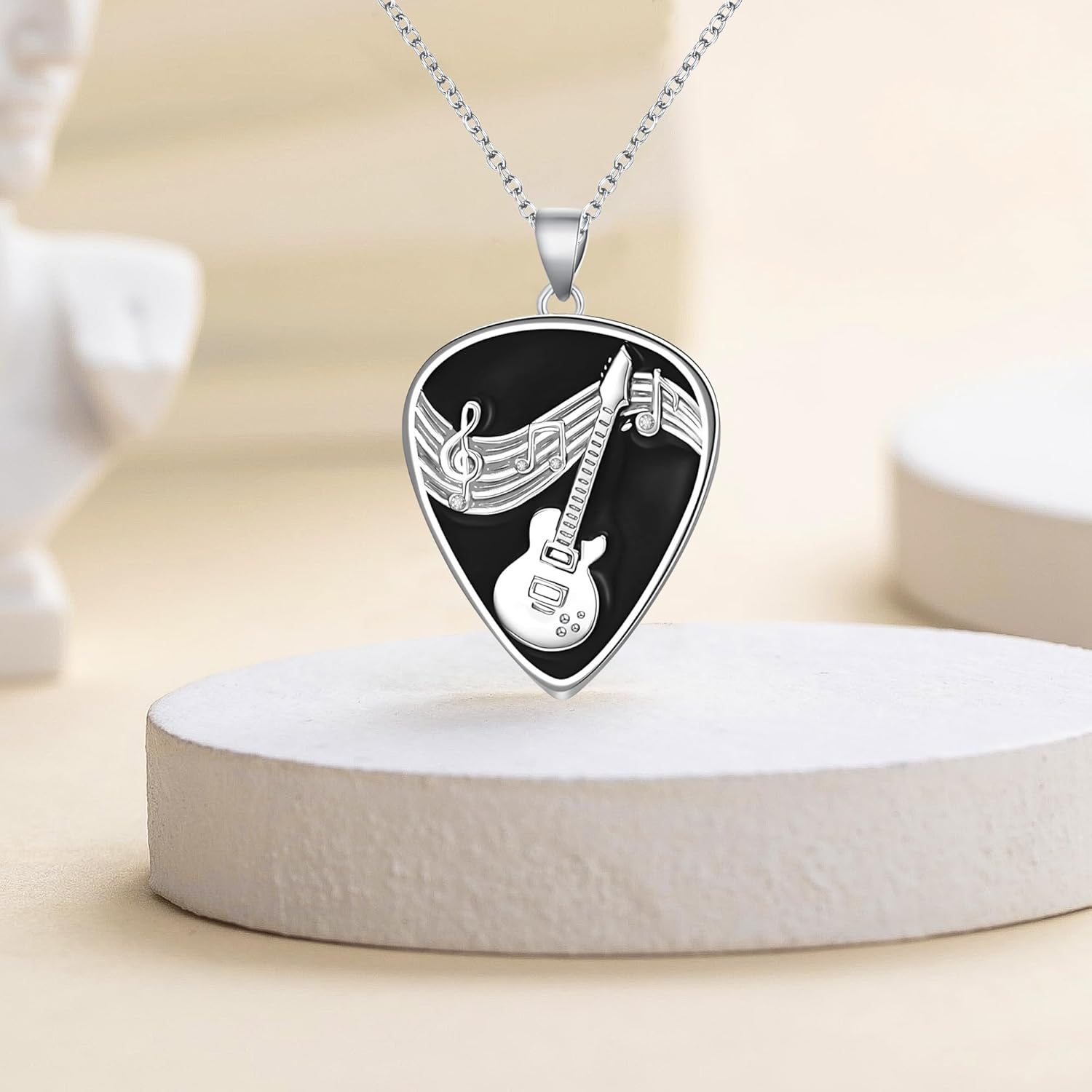 Raven/Cat Celtic Knot/Snake/Phantom of the Opera/Moon and Star/Sun/Cat/Artist Paint Palette Necklace for Women Sterling Silver Necklace Gifts for Women Pendant Necklace Jewelry for Women - Image 2