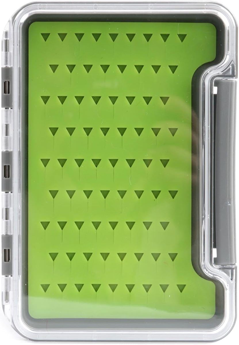 M MAXIMUMCATCHMaxcatch Super Slim Silicone Waterproof Fly Fishing Box (HB95B (Silicone Insert))