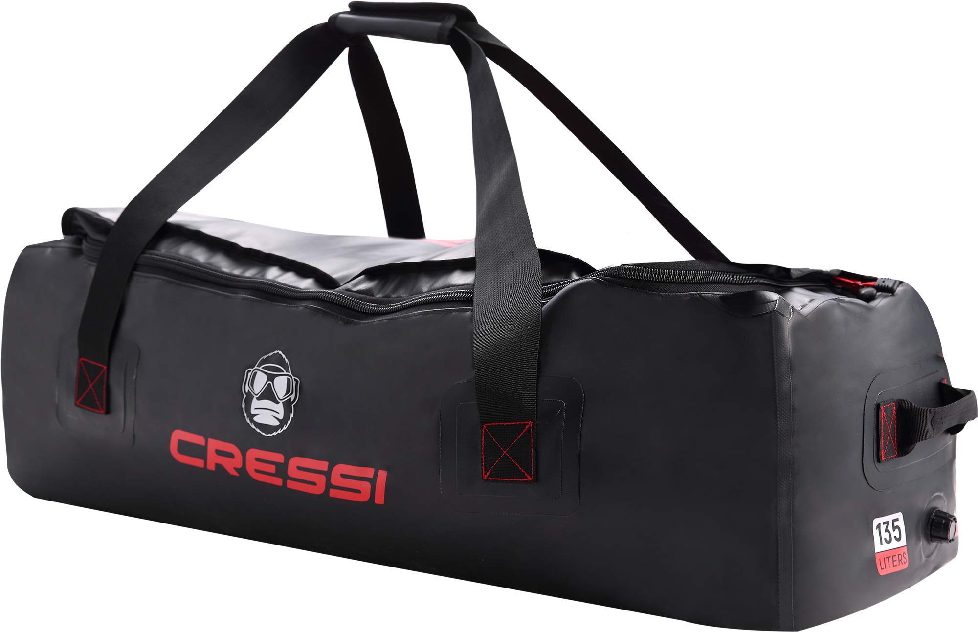 Cressi BORSA Gorilla Nero/Rossa