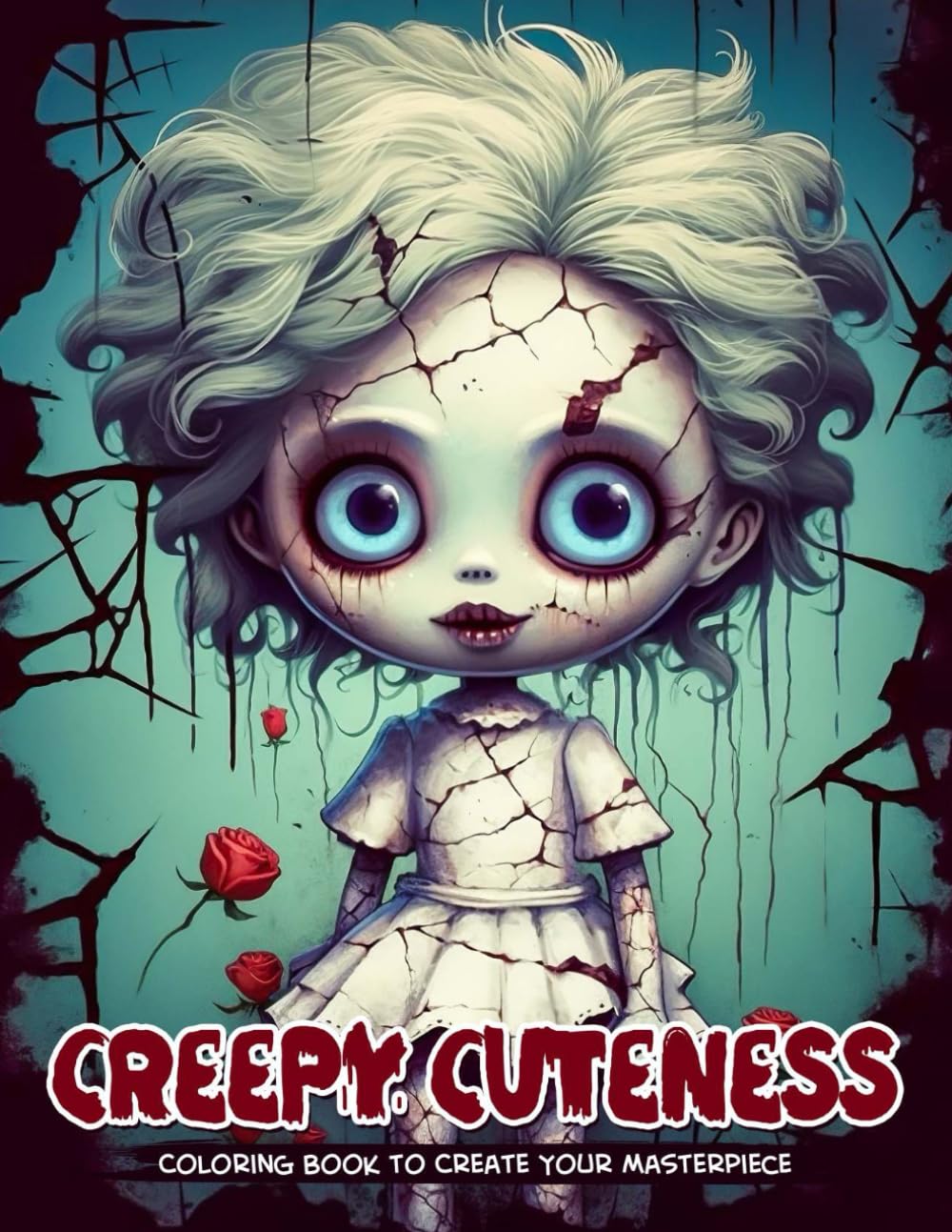 Creepy Cuteness Coloring Book: Discover the Unique Blend of Creepy and Cute, Perfect for Fans of Whimsical yet Eerie Art