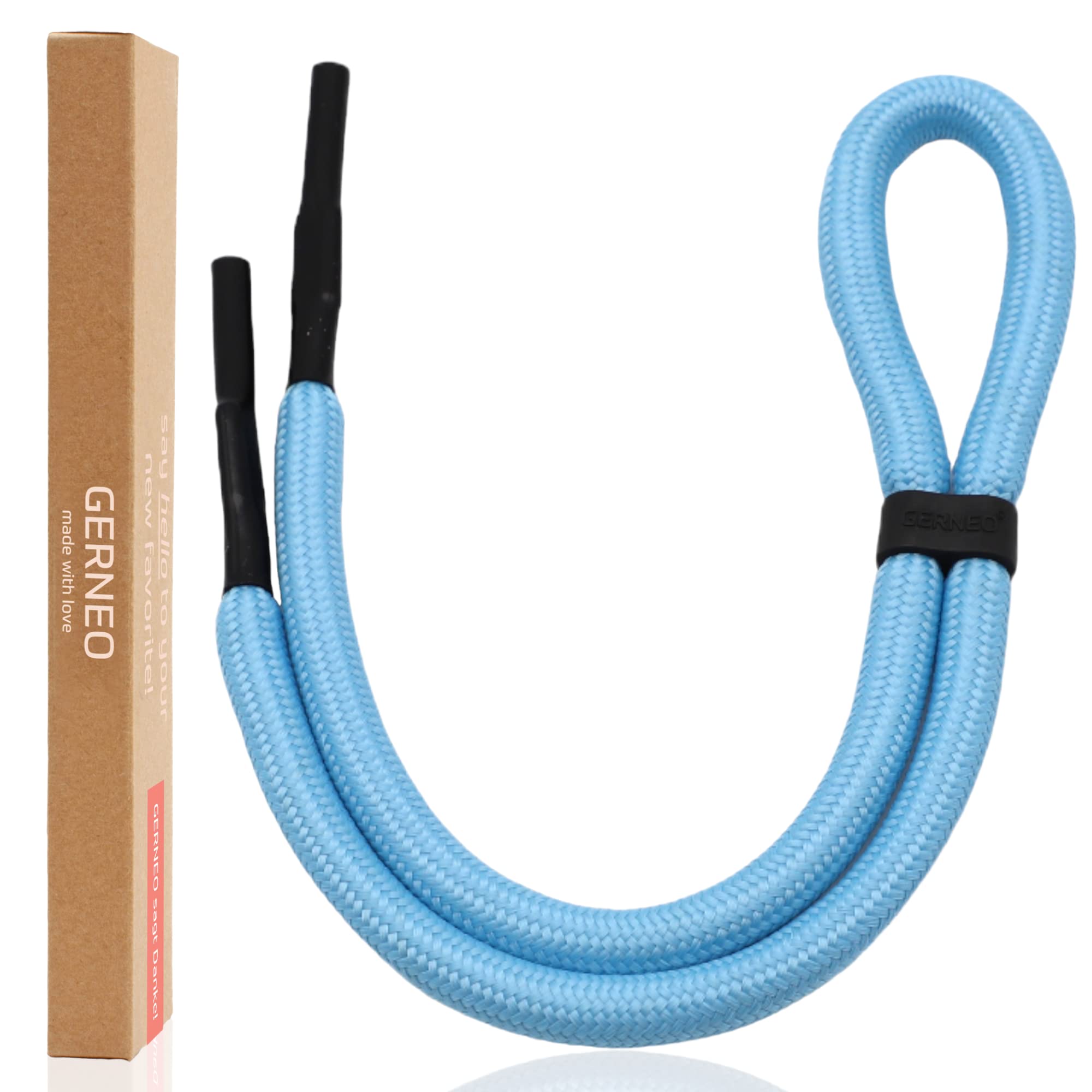 ORIGINAL – schwimmfähiges Sport Brillenband Neopren – leuchtet im Dunkeln – verstellbar mit Kabelzug – wasserfestes Sportbrillenband & fester Halt für Wassersport