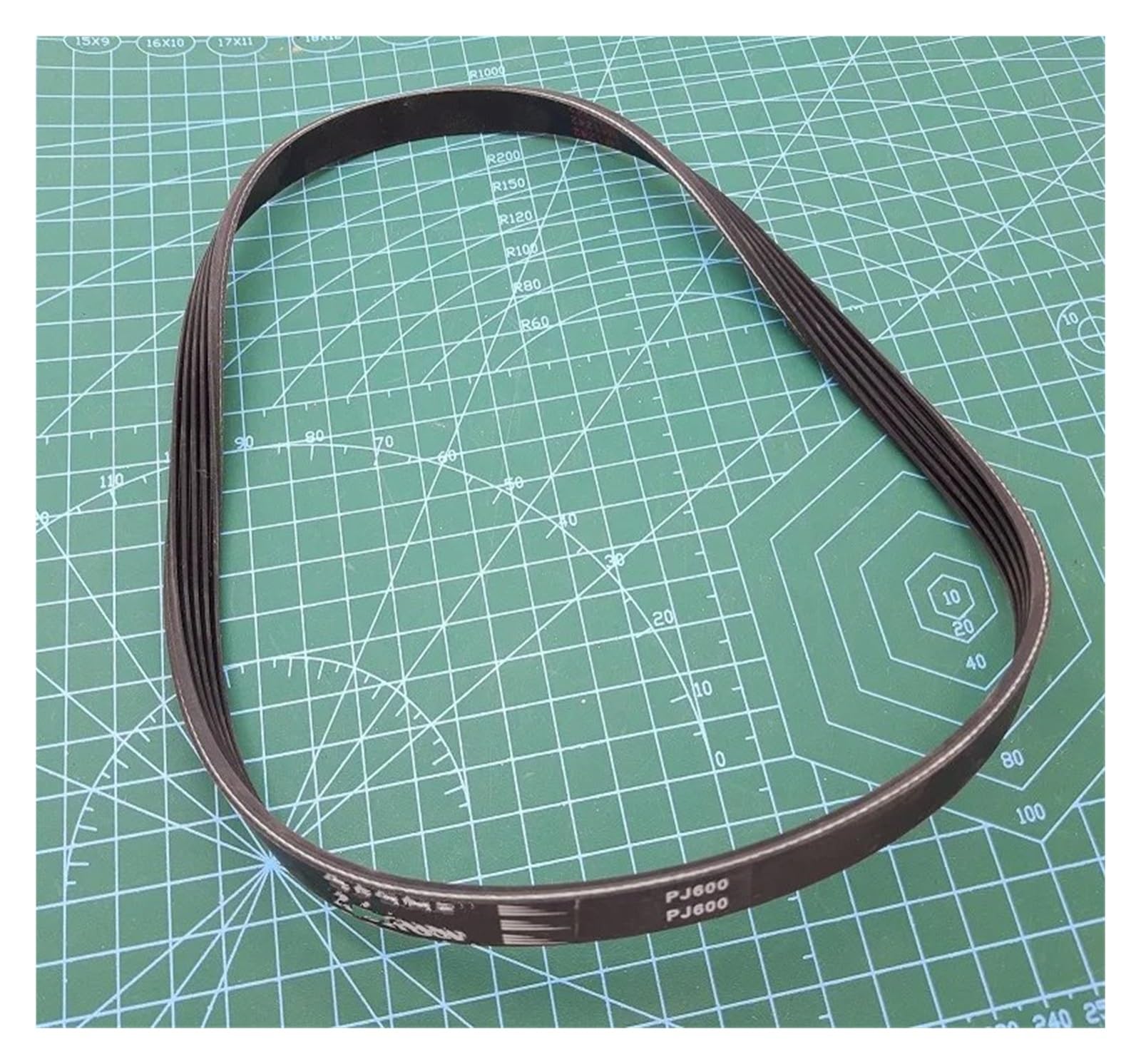 Courroie Ceinture Nervurée Du Convoyeur En Caoutchouc PJ630 Pour Tapis Roulant/tour À Bois 248J Transmission Courroies(2piece PJ630,4 Ribbed)