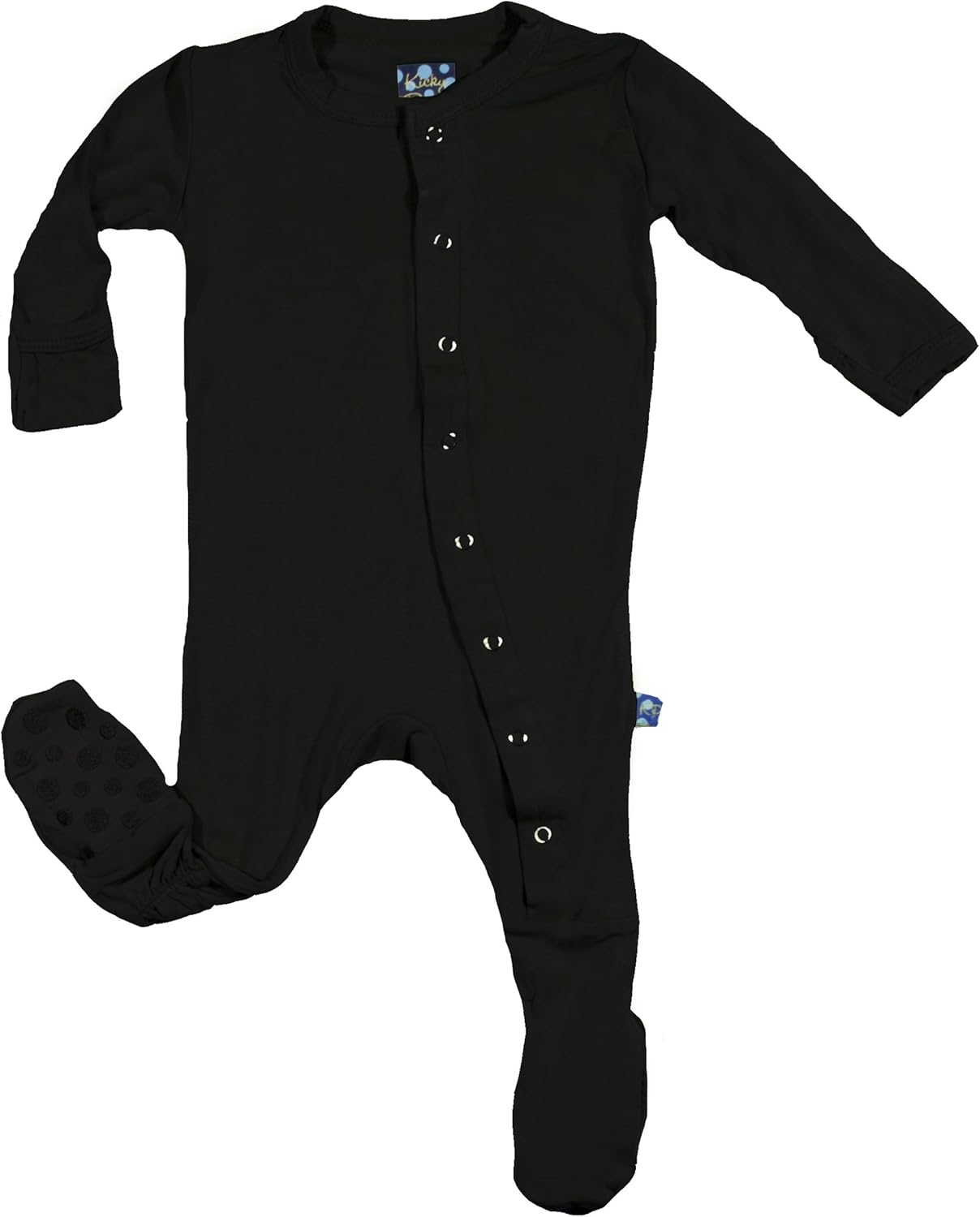 Kickee Pants Big Boys' Basic Footie in Midnight, 4T