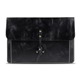 Londo Real Grain Leather MacBook Pro and MacBook Air Case, Front Pocket & Flap Closure - 16 Inch - 15 Inch - 15.5 Inch (M4, M3, M2, M2, M1, Pro & Max) 2020 to 2024 Models