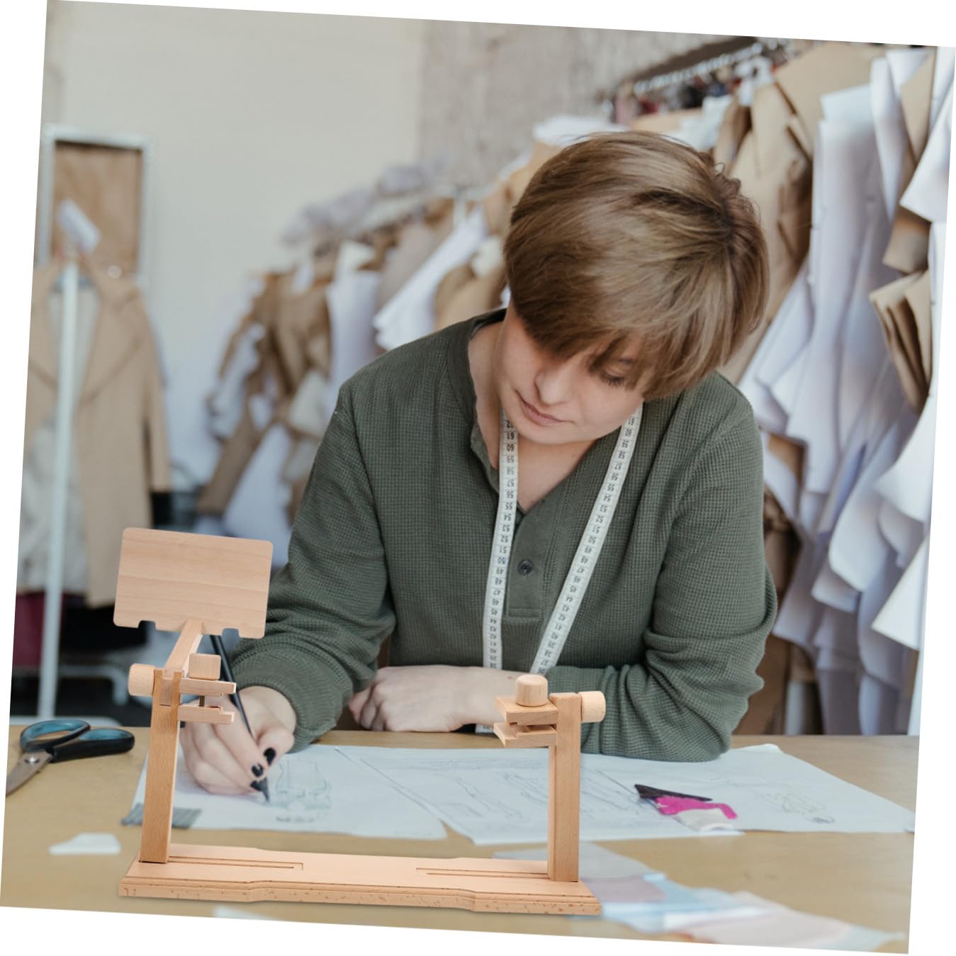 EXCEART Telaio Ricamo in Legno Supporto Strumento per Ricamo Manuale di Accessori per Punto Croce per Amanti del Fai da Te e Principianti