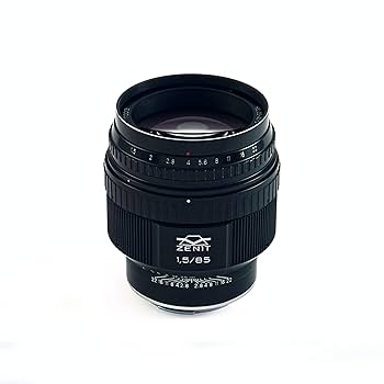 Zenit MC-Helios #40-2 85mm f/1.5 Lens in Canon Mount (Zenit