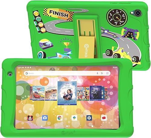 Contixo Tableta infantil de 8 pulgadas - Tabletas de aprendizaje K80A, libro electrónico de Disney preinstalado (valor de $350), aplicaciones de
