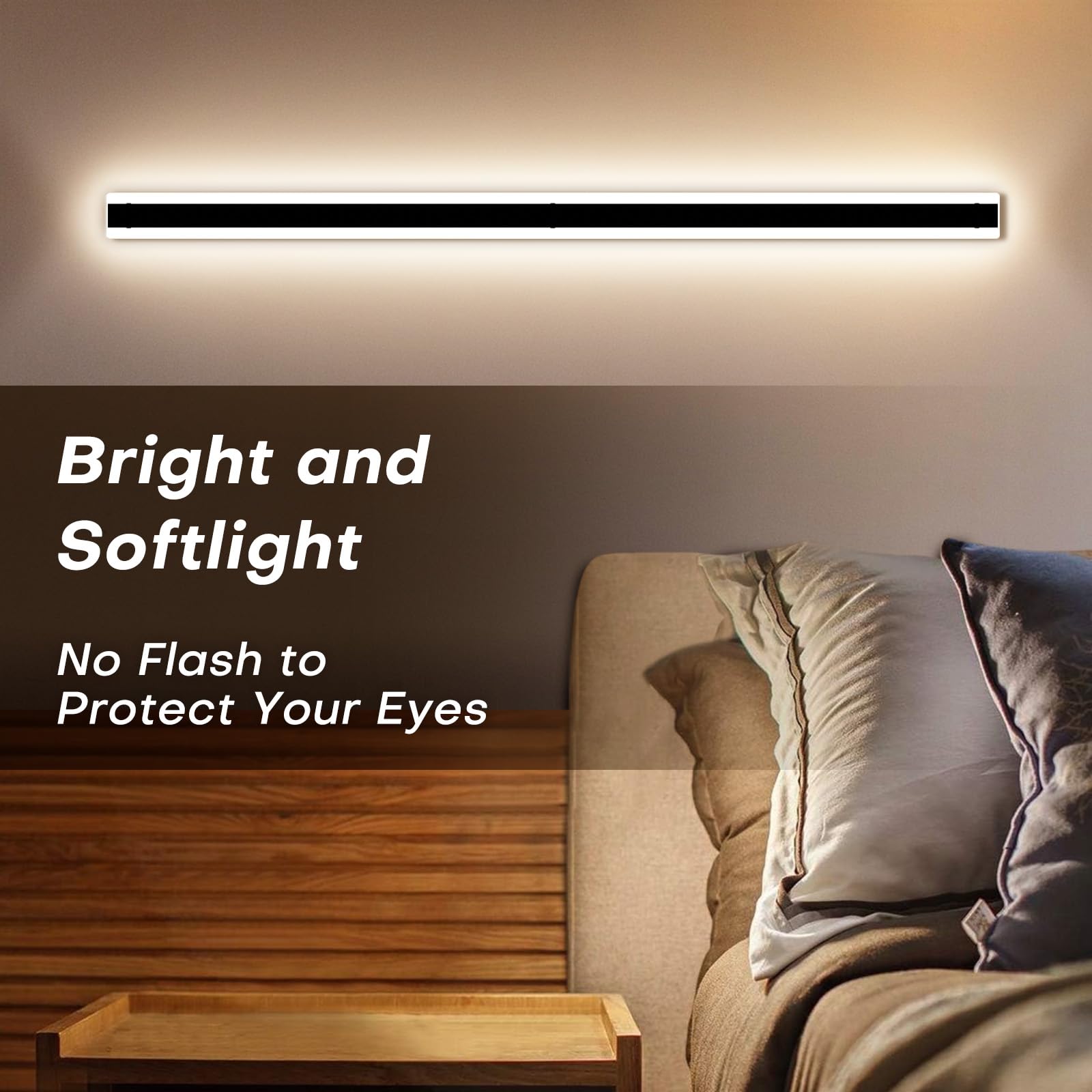 AOOTUYA Outdoor Long LED Wall Light, IP65 Waterproof Wall Sconce 39inch