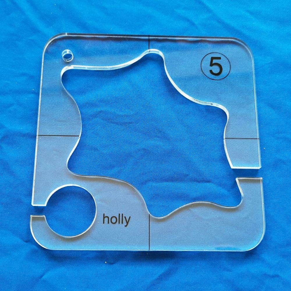 HONEYSEW Free Motion Quilting Template Series 5