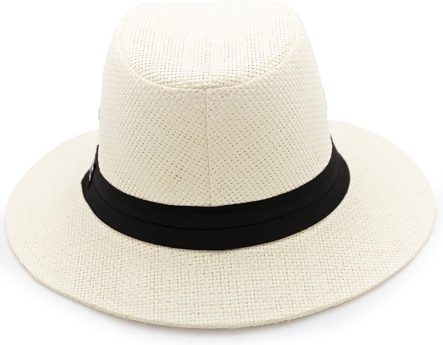 Panama Jack Straw Safari Mens Sun Hat - Black Band, 2.5" Brim, UPF 50+ Sun Protection - Image 7