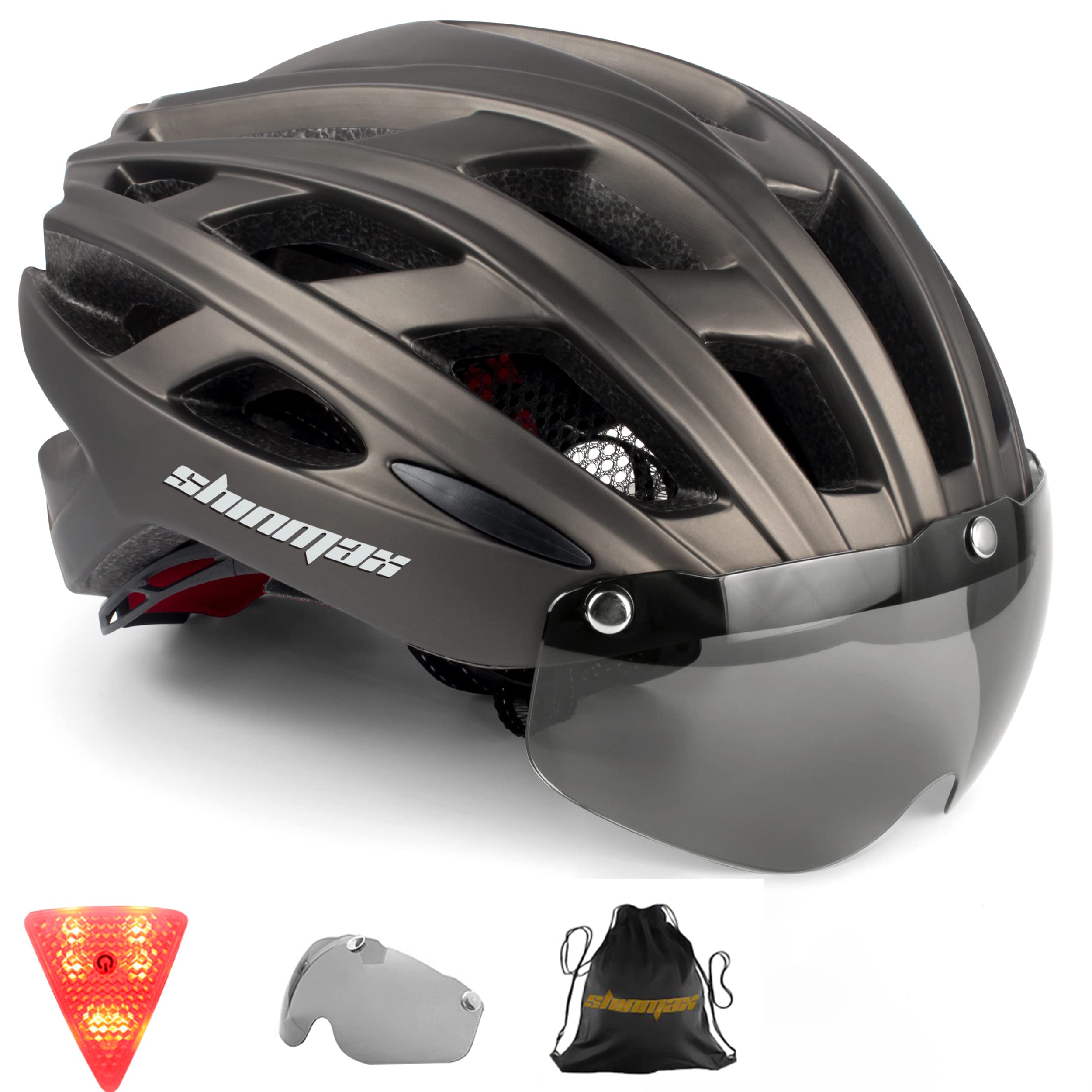 Shinmax helmet with goggles