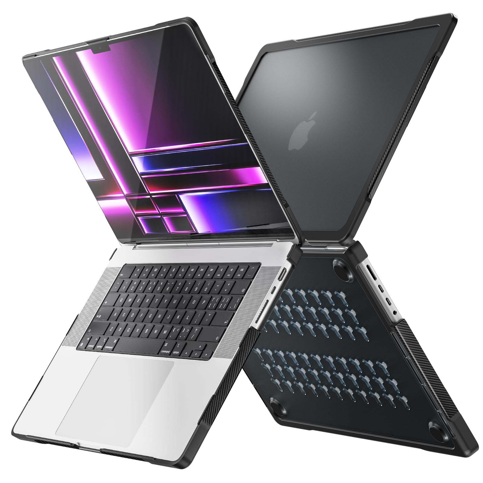 TUFF LUV Rugged Hard-Shell Bumper Case for the Apple Macbook Pro