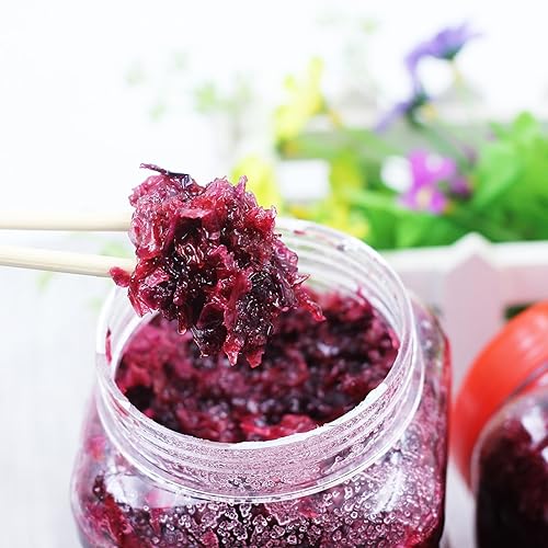 Miniatura 5 de BAILINHOU Mermelada de jarabe de rosas 35 oz1 kg, mermeladas de pétalos de rosa de grado alimenticio, gelatinas y conservas saborizantes de agua de