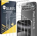 [3+3 Pack] for Google Pixel 8 Screen Protector, 9H Tempered glass, Ultrasonic Fingerprint Unlock, Case Friendly HD Clear for Google Pixel 8 Tempered glass Screen Protector 5g
