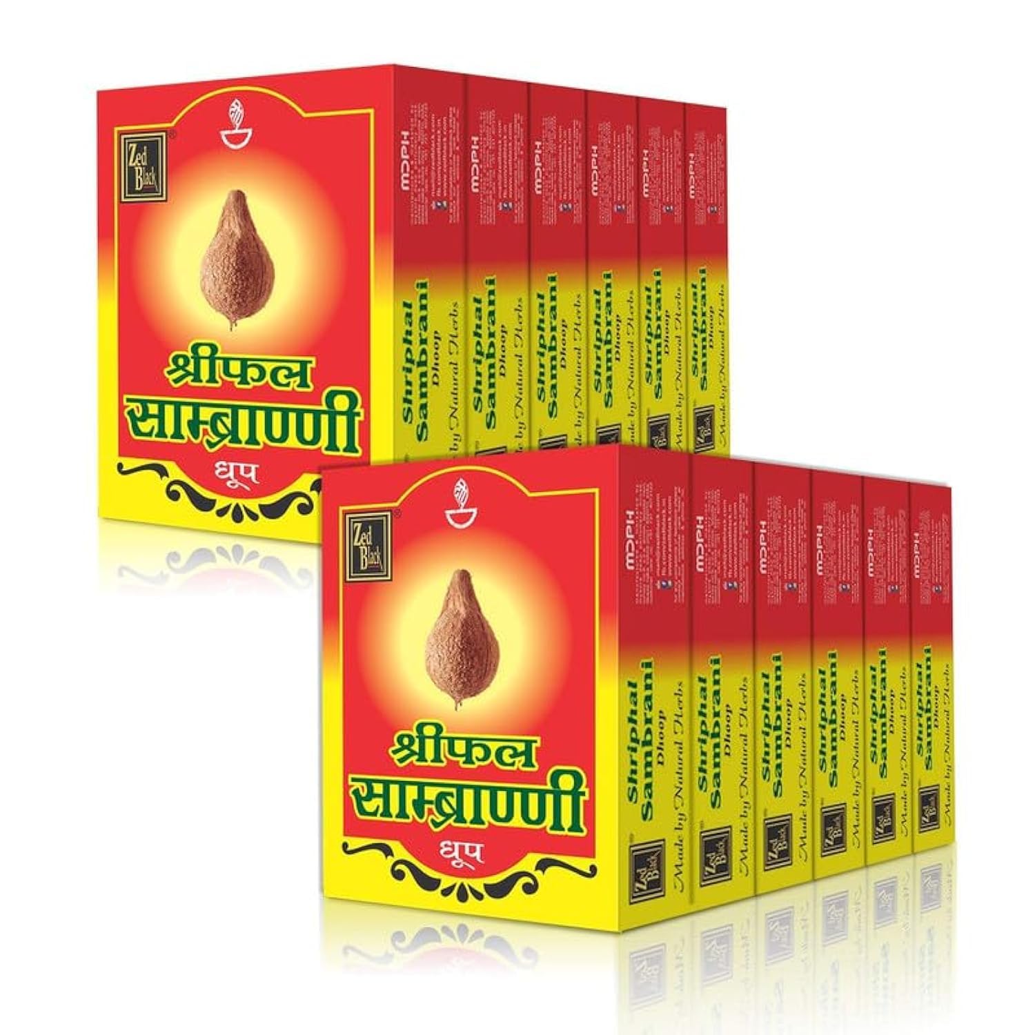 Zed Black Shriphal Sambrani Dhoop Incense Cones with Stand Natural Herbs Consists 12 Packs Inside (B01NGZ94L0) Amazon Price History, Amazon Price Tracker