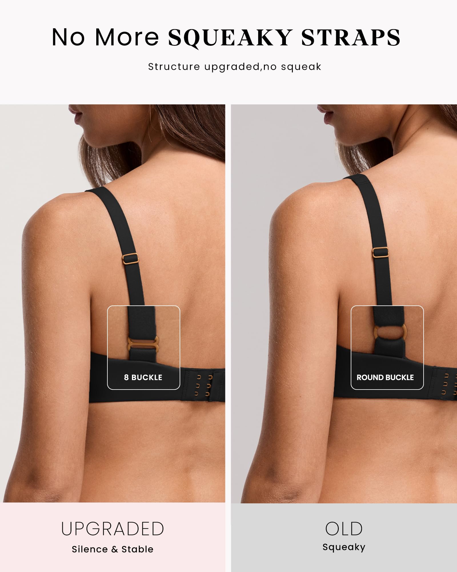 DOBREVA Reggiseno Balconcino Senza Cuciture con Ferretto Sostenitivo Senza Imbottitura Morbido Taglie Forti