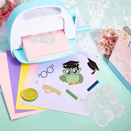 Miniatura 4 de GLOBLELAND Troqueles de corte de graduación escolar con diseño de búho para libro de verano, para manualidades, álbumes de recortes, festivales,