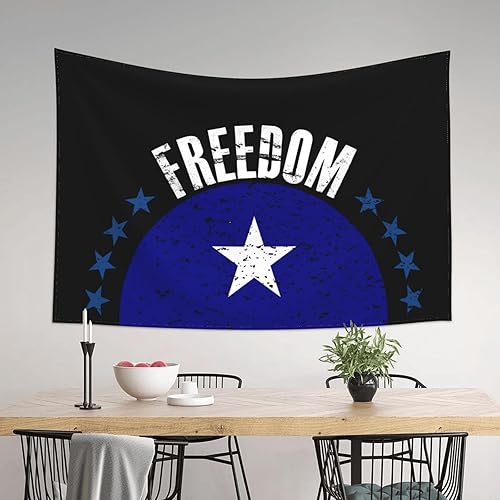 Miniatura 4 de IMEEGIEN The Bonnie Blue Flag And Freedom Tapestry Wall Hanging 60x40 Inches Home Decoration For Bedroom Living Room Dorm Decor Wall Art