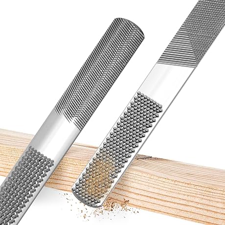 2PCS 8in 4 Way Wood Rasp File: Your Sharpening Solution for Wood,...