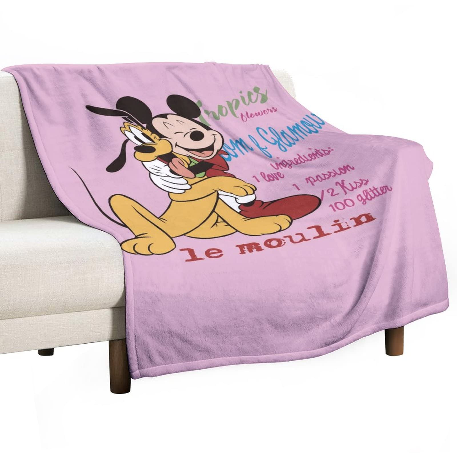 Amazon｜ミッキーマウス (4) 毛布 シングル ブランケット 春夏用  