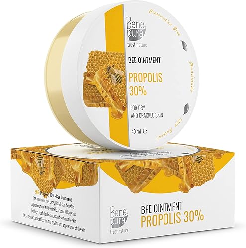 BenePura - Ungüento de propóleos  Crema natural antipicazón con 30 de propóleos  Alivio de la picazón para humanos crema de erupción  Crema