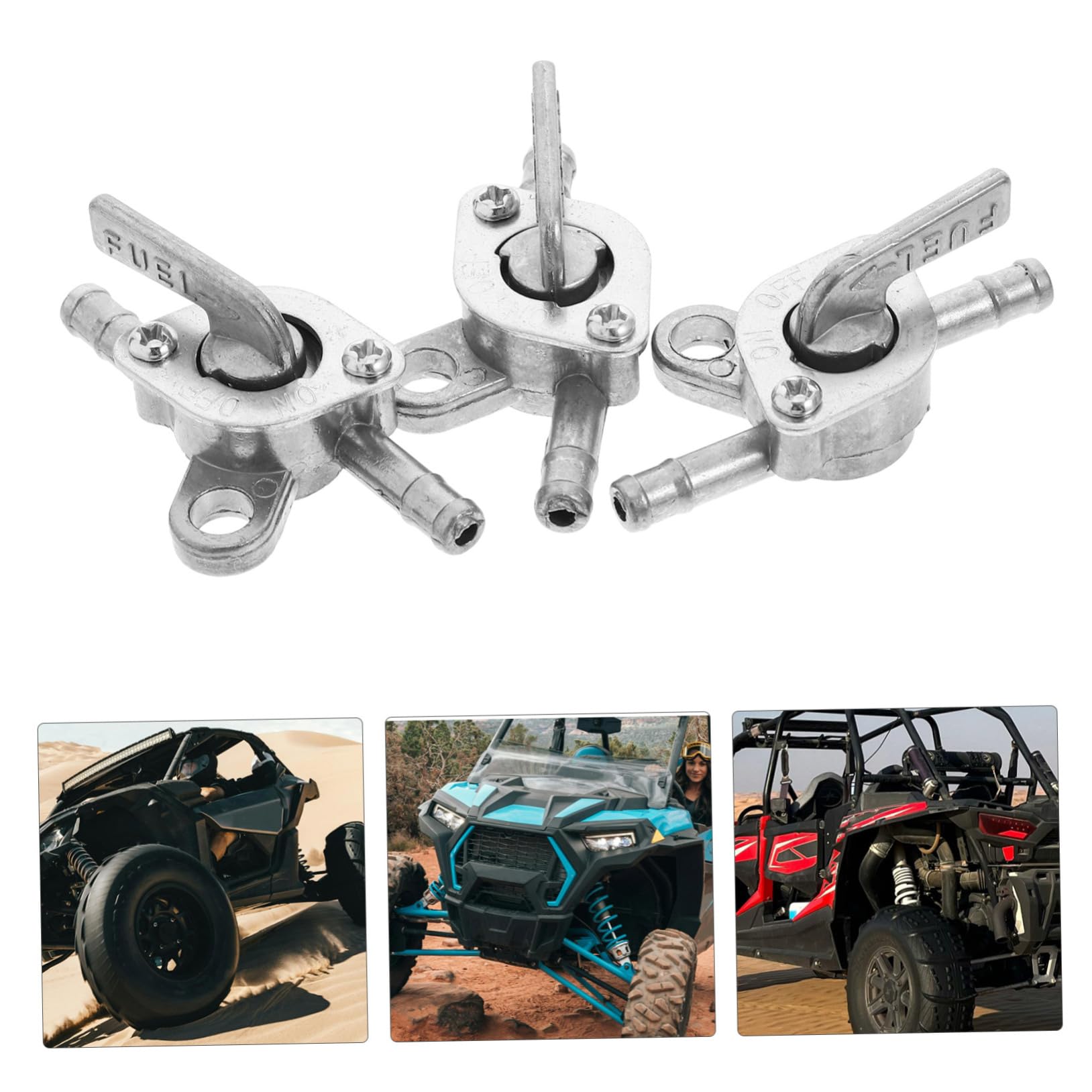 Iplusmile Valvola Intercettazione Carburante Metallo Go Kart ATV Dirt Bike Moto Scooter Quad Universale