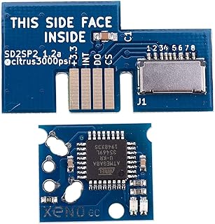 Pzhoais SD2SP2 SDLoad TF Card Reader Adapter Replacement with Mod Chip for Blue