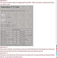 Vista 4 de Cable serie RS232 con cable cruzado hembra USB 2.0 a DB9 de 5.9 pies - TV con control de PC, pin de módem nulo