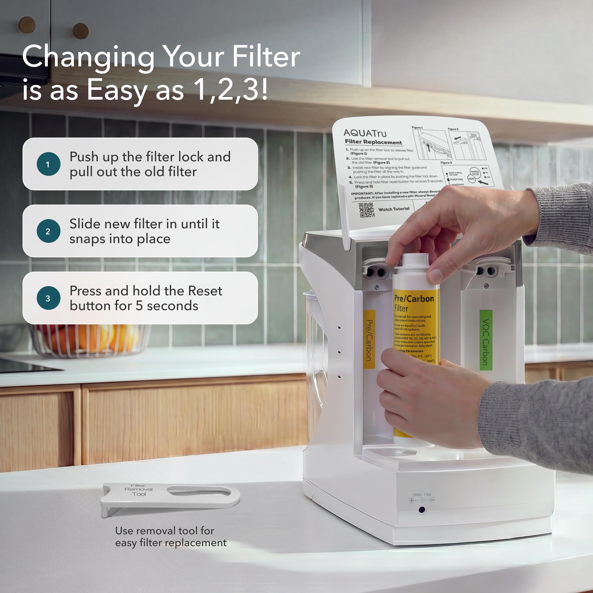 AquaTru Filter Replacement - Better Water Taste -3