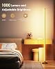 Corner Floor Lamp, 2 Pack LED Corner Lamp with App/Remote/Button Control, Smart RGB Floor Lamp with 16 Million DIY Colors & 68+ Scene, Music Sync for Living Room, Bedroom, Gaming Room [Energy Class F]