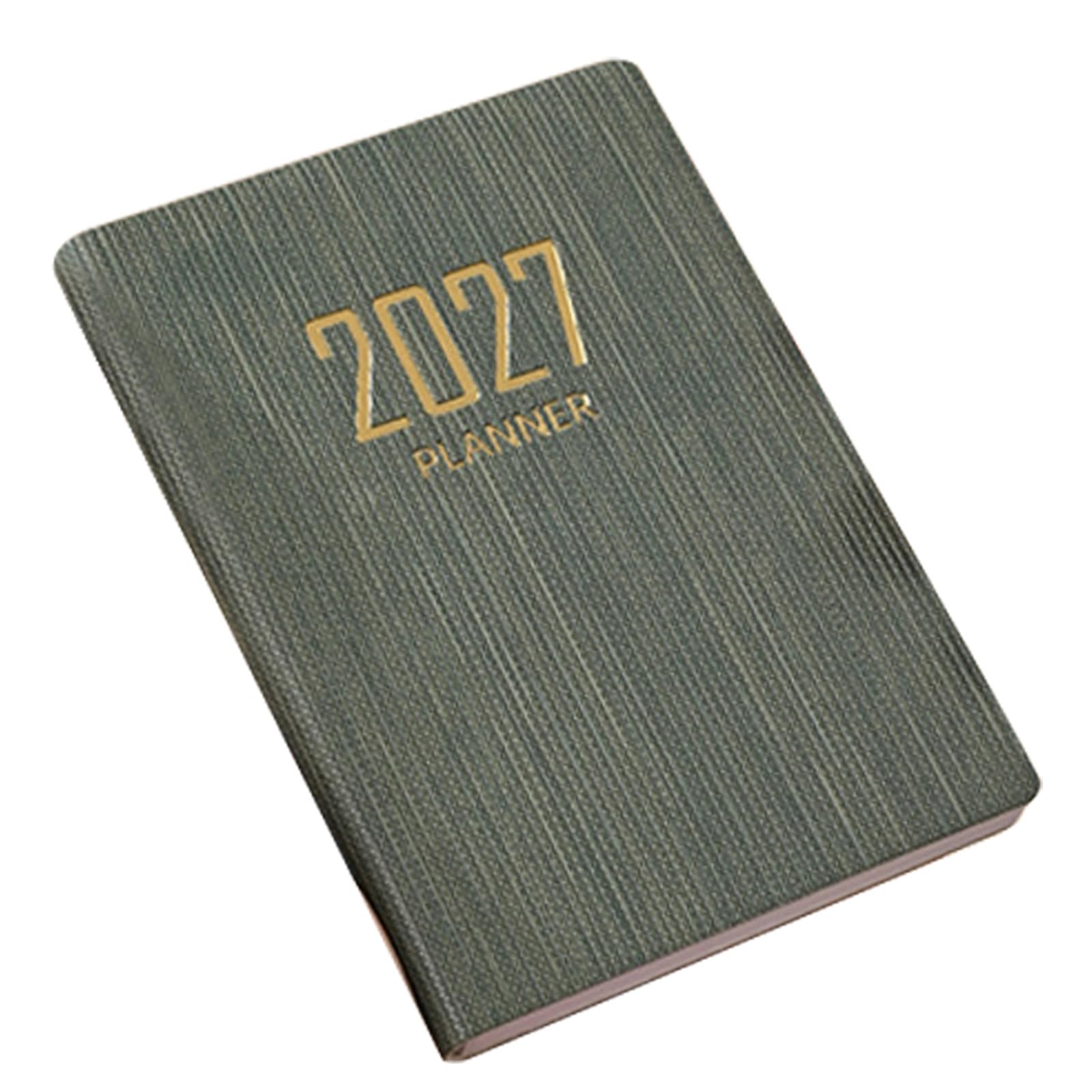 2027 Planner A7 Pocket Mini PU Leather Slim Pastel Hardcover