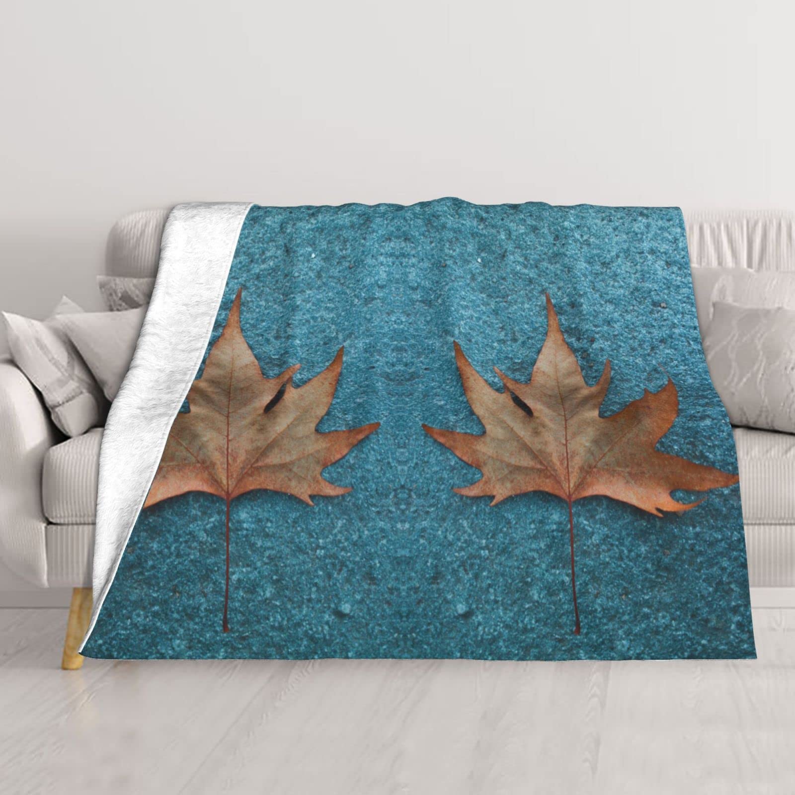 Couverture de canapé imprimée Dry Maple pour climatisation au salon et nuits d'été au lit