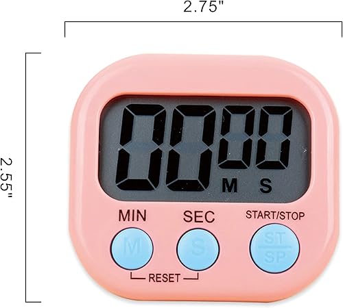 Temporizador multifuncional, respaldo magnético, cuenta de pantalla grande y cuenta regresiva, temporizador electrónico digital, utilizado para
