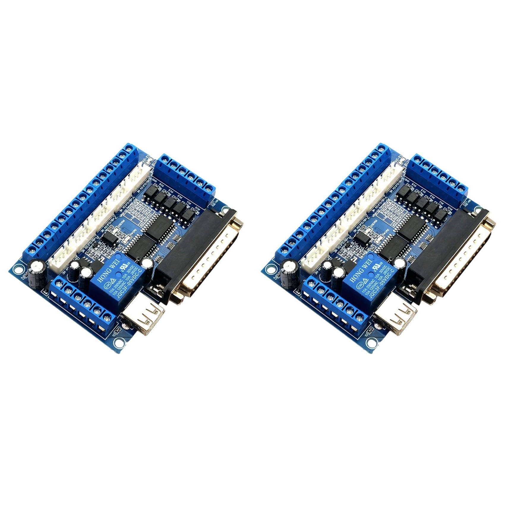 Jnchdghwa Blue 2X Driver Board Engraving Machine 5 Cnc Breakout Board With Optical Coupler