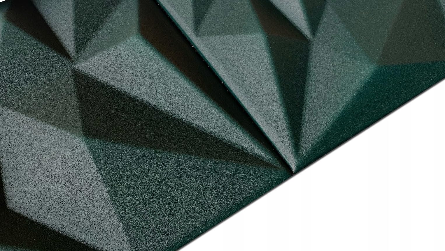 DECCART Pannelli Decorativi Per Pareti 3D - Pannelli Murali - Pannello Decorativo Parete - Polystyrène PSE - 50x50 cm Ametista 12 m², 48 pezzi, Verde
