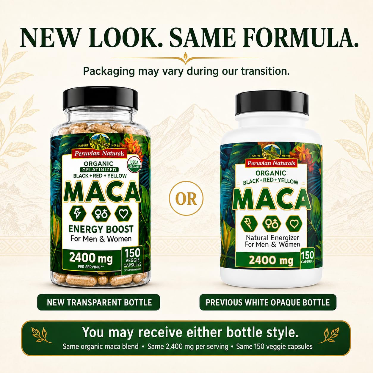 Organic Maca Root Capsules for Women & Men - 150 Veggie Capsules — Amazon image 2