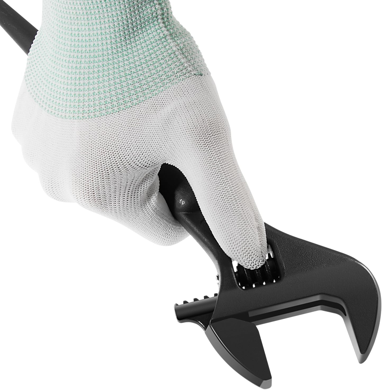 3227 Extra Wide Adjustable Wrench, Spud Wrench with Tether Hole for Up to 1-7/16-Inch Nuts and Bolts, 10 Inch