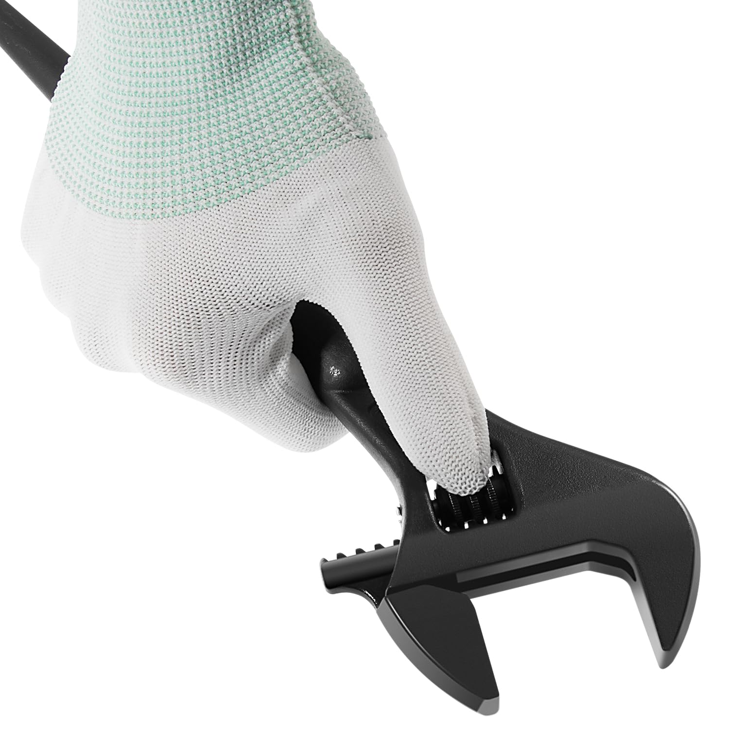 3277 Llave ajustable extra ancha, llave de espiga con agujero de sujeción para tuercas y pernos de hasta 1-7/16 pulgadas, 10 pulgadas