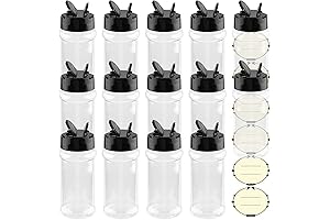 TUZAZO 3 oz Travel Jars: Perfect for Organizing Spices, Herbs, and Seasonings